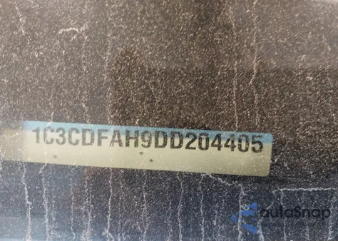 2013 Dodge Dart Aero из США, поврежденный, VIN 1C3CDFAH9DD204405